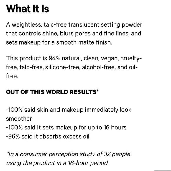 Milk Makeup Medium Matte Translucent Pore Eclipse Setting Powder New FullSz - Picture 8 of 16